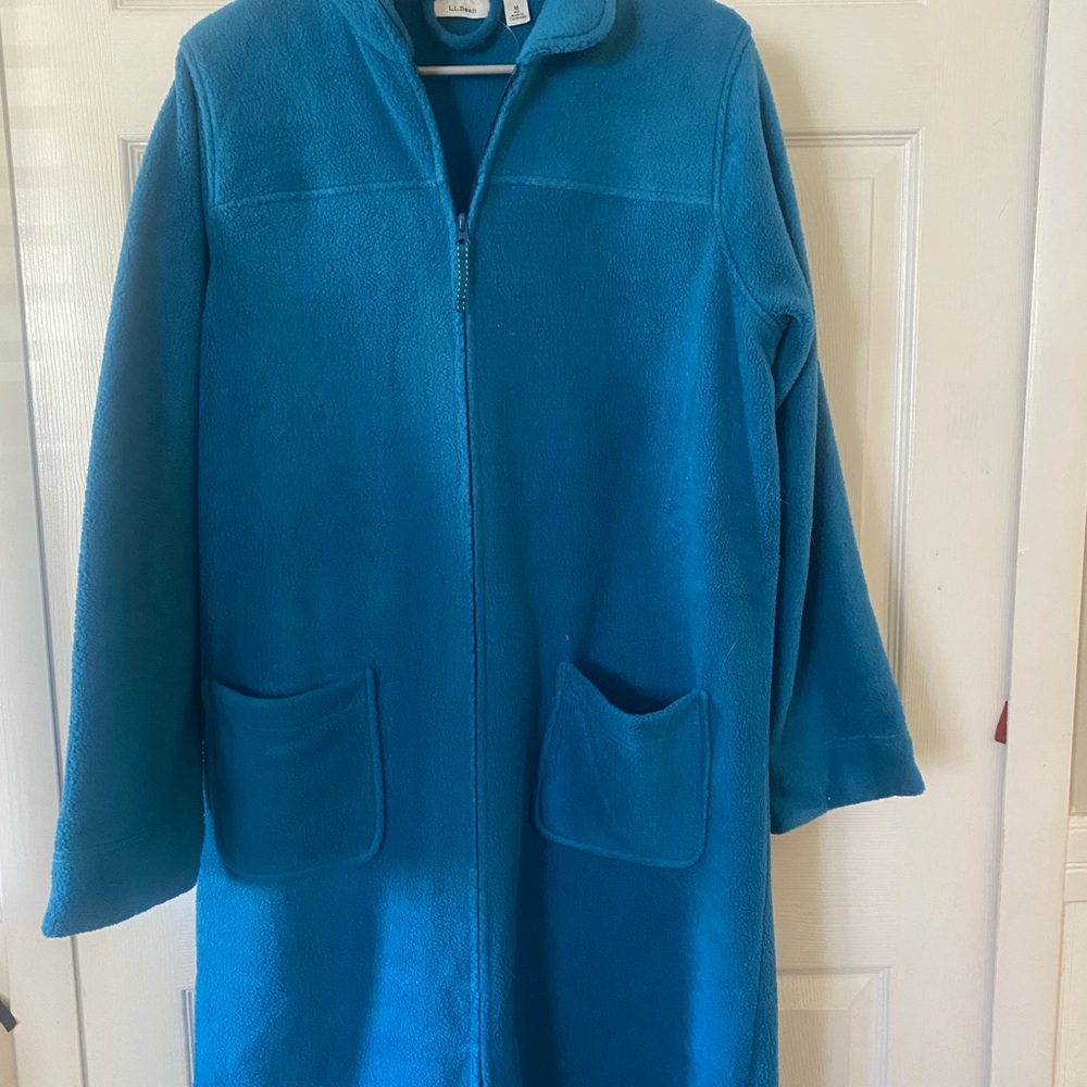 NWT LL Bean Blue Women's Robe